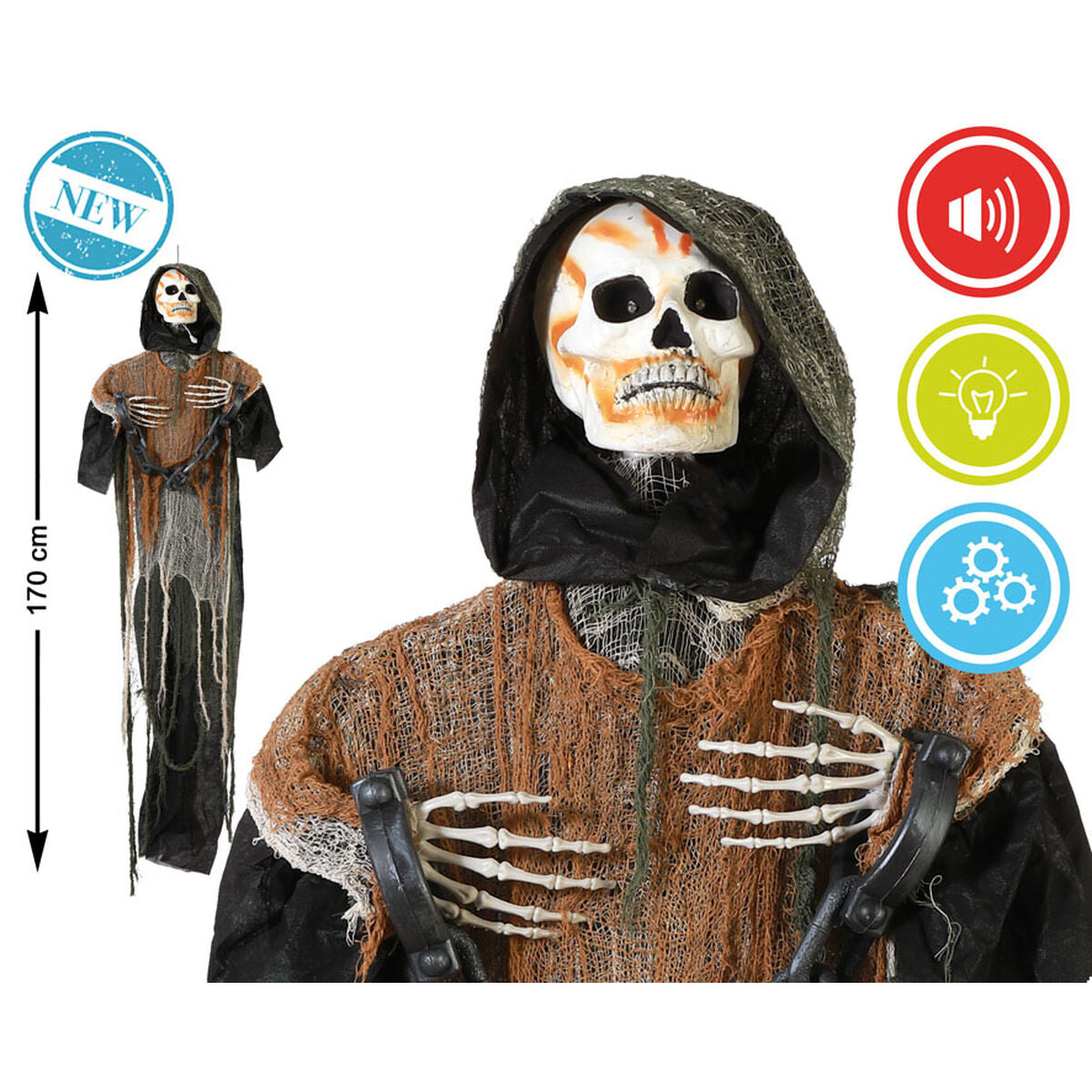 Halloweendekorationer Monster 170 cm-Hem och matlagning, Heminredning-BigBuy Carnival-peaceofhome.se