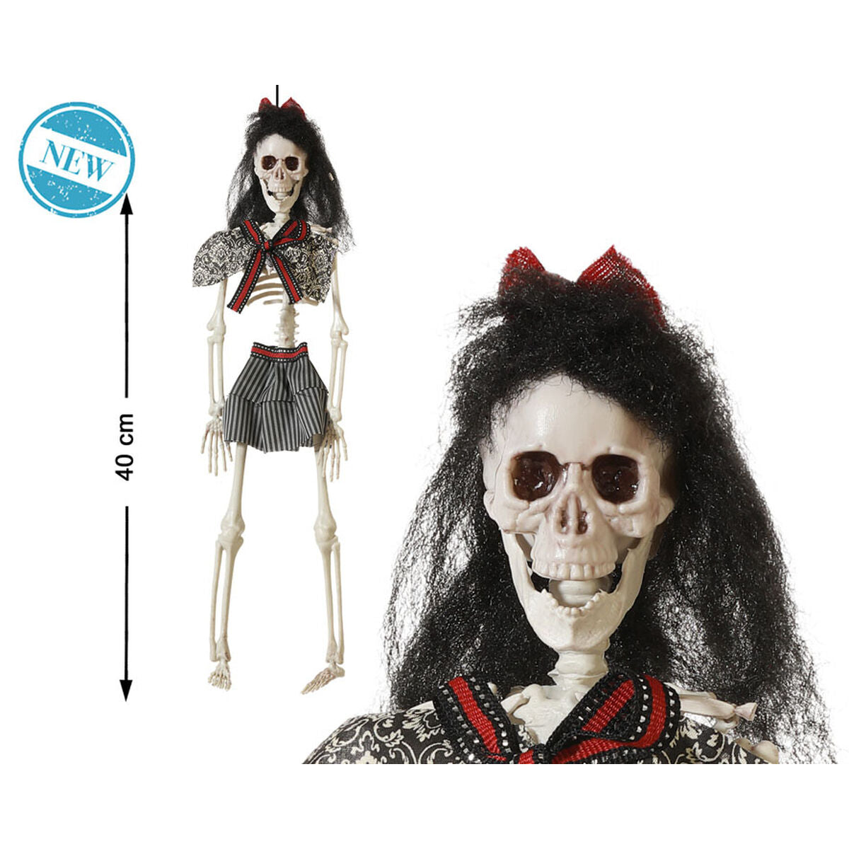 Halloweendekorationer Skelett 40 cm Brud-Hem och matlagning, Heminredning-BigBuy Home-peaceofhome.se