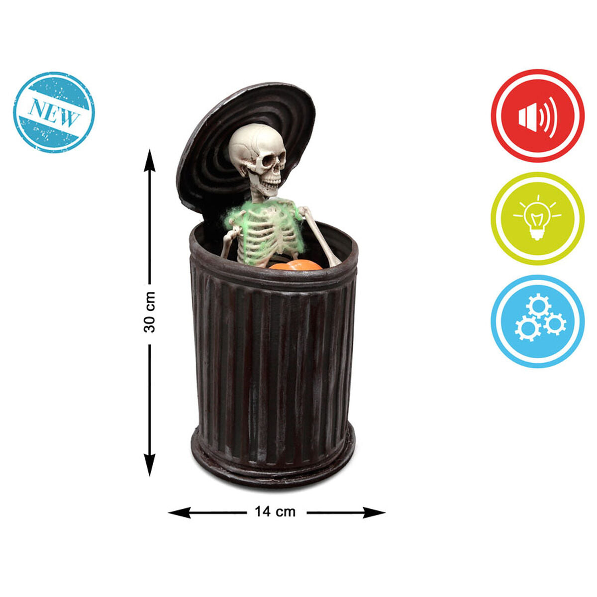 Halloweendekorationer Skelett-Hem och matlagning, Heminredning-BigBuy Carnival-peaceofhome.se