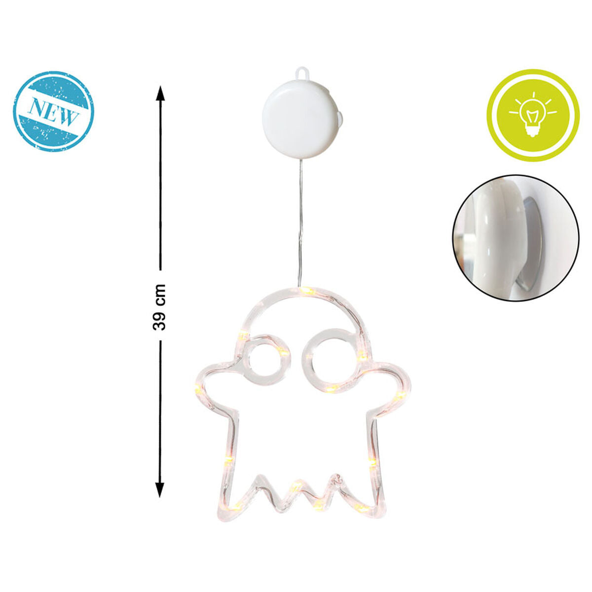 Halloweendekorationer Spöke 39 x 19 cm-Hem och matlagning, Heminredning-BigBuy Carnival-peaceofhome.se