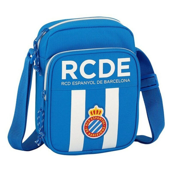 Handväska RCD Espanyol 611753672 Blå Vit (16 x 22 x 6 cm)-Bagage, påsar-RCD Espanyol-peaceofhome.se