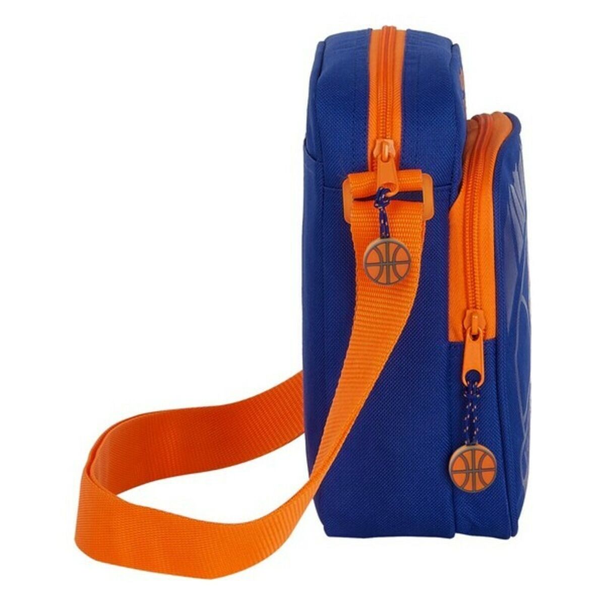 Handväska Valencia Basket Blå Orange (16 x 22 x 6 cm)-Bagage, påsar-Valencia Basket-peaceofhome.se