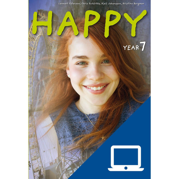 Happy Year 7, digitalt lärarmaterial, 12 mån (OBS! Endast för lärare)-Digitala böcker-Gleerups Utbildning AB-peaceofhome.se