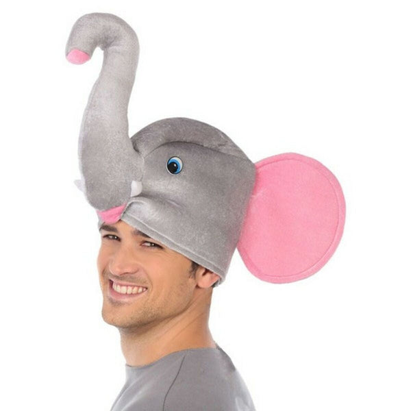 Hatt Elefant Grå 119402-Leksaker och spel, Fancy klänning och accessoarer-BigBuy Carnival-peaceofhome.se