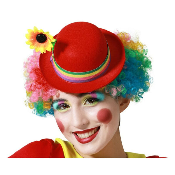 Hatt Röd Clown-Leksaker och spel, Fancy klänning och accessoarer-BigBuy Carnival-peaceofhome.se