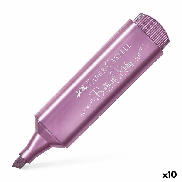 Highlighter Faber-Castell TEXTLINER 46 Rosa Rubin (10 antal)-Kontor och Kontorsmaterial, Kulspetspennor, pennor och skrivverktyg-Faber-Castell-peaceofhome.se