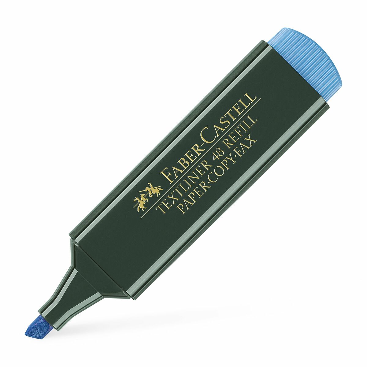 Highlighter Faber-Castell TEXTLINER 48 Blå (10 antal)-Kontor och Kontorsmaterial, Kulspetspennor, pennor och skrivverktyg-Faber-Castell-peaceofhome.se