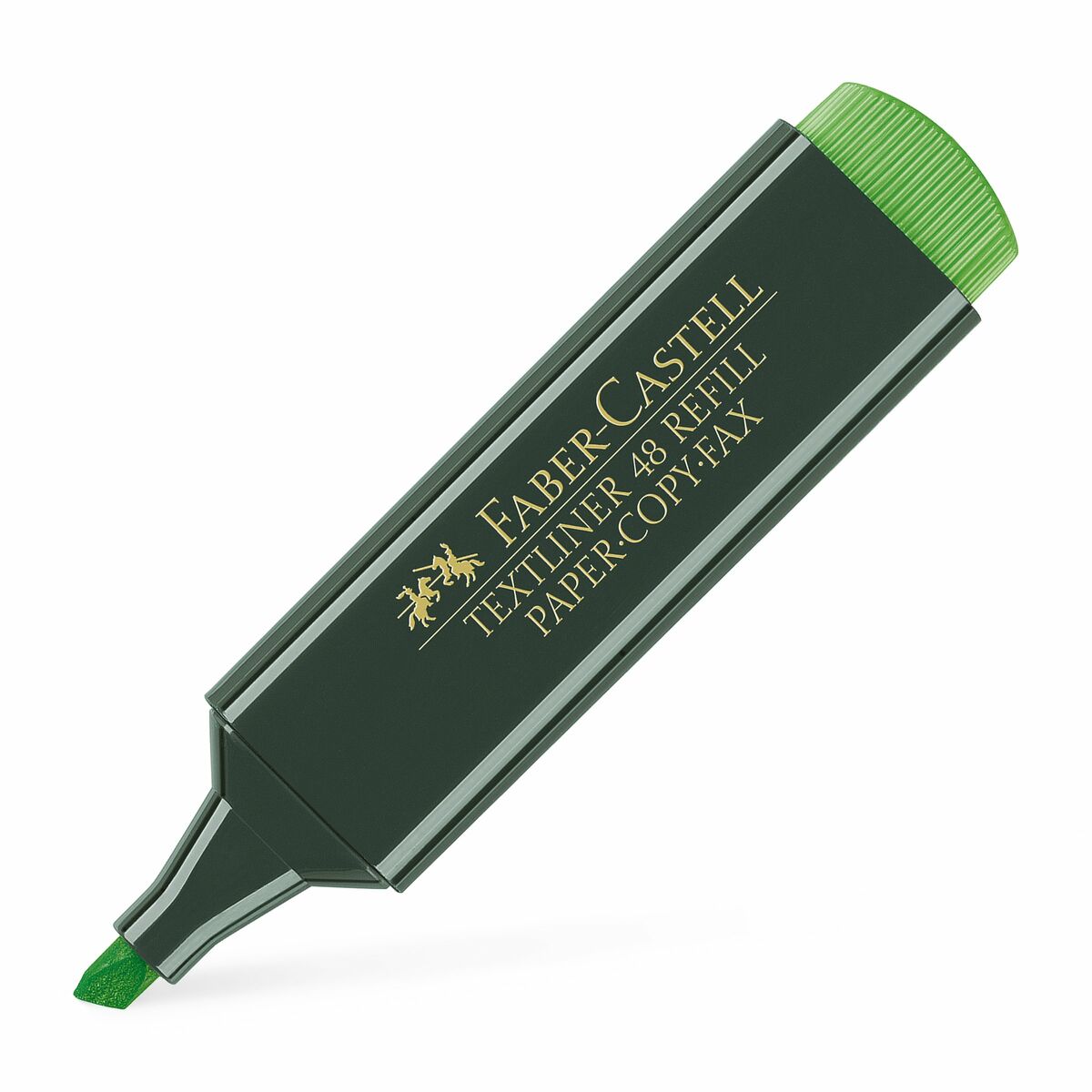 Highlighter Faber-Castell TEXTLINER 48 Grön (10 antal)-Kontor och Kontorsmaterial, Kulspetspennor, pennor och skrivverktyg-Faber-Castell-peaceofhome.se