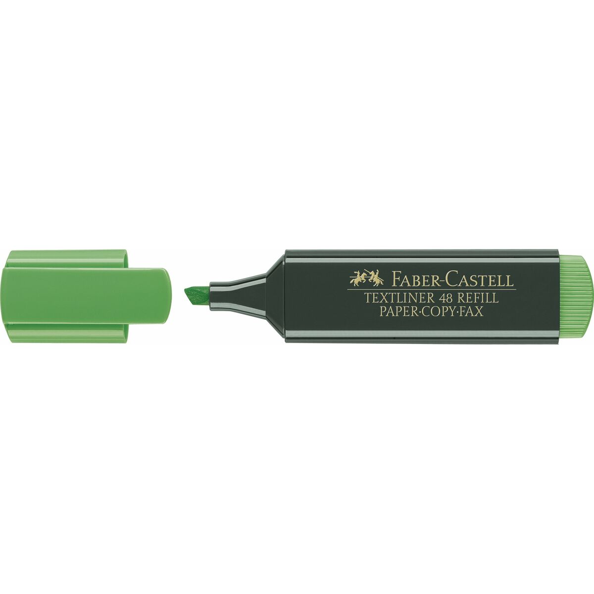 Highlighter Faber-Castell TEXTLINER 48 Grön (10 antal)-Kontor och Kontorsmaterial, Kulspetspennor, pennor och skrivverktyg-Faber-Castell-peaceofhome.se