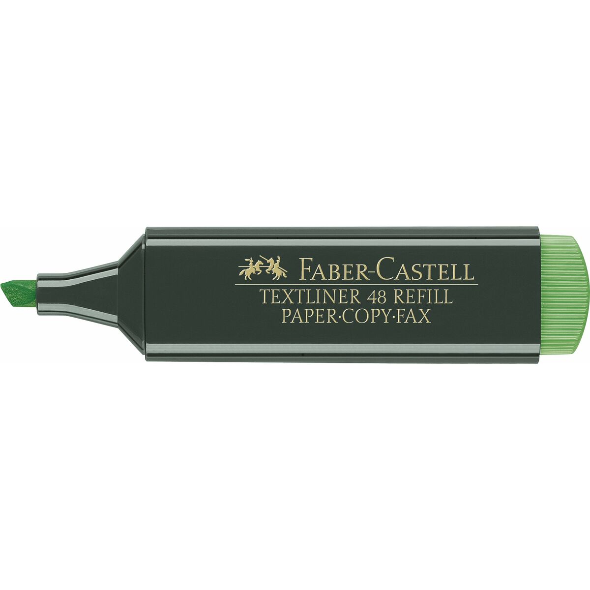 Highlighter Faber-Castell TEXTLINER 48 Grön (10 antal)-Kontor och Kontorsmaterial, Kulspetspennor, pennor och skrivverktyg-Faber-Castell-peaceofhome.se