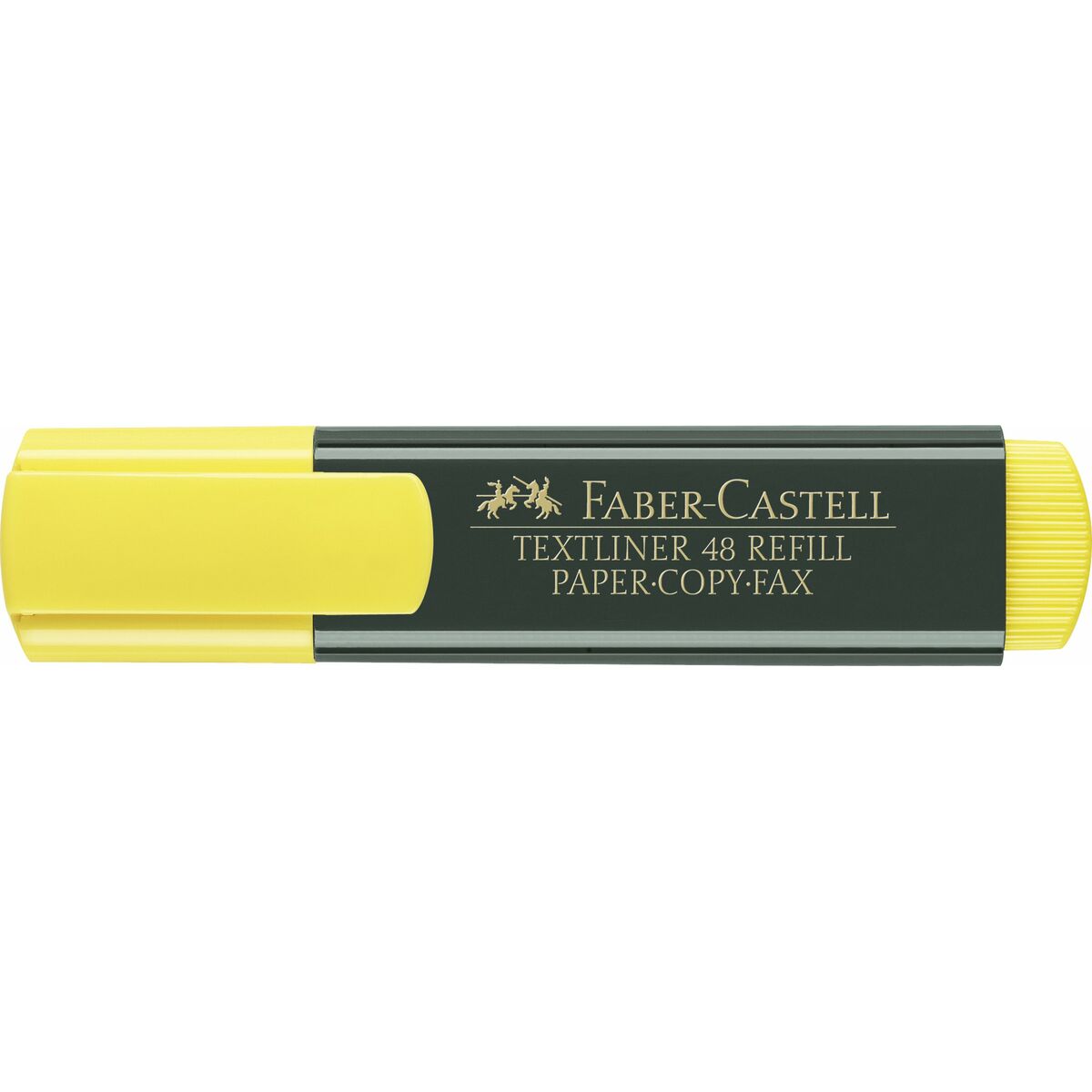 Highlighter Faber-Castell TEXTLINER 48 Gul (10 antal)-Kontor och Kontorsmaterial, Kulspetspennor, pennor och skrivverktyg-Faber-Castell-peaceofhome.se