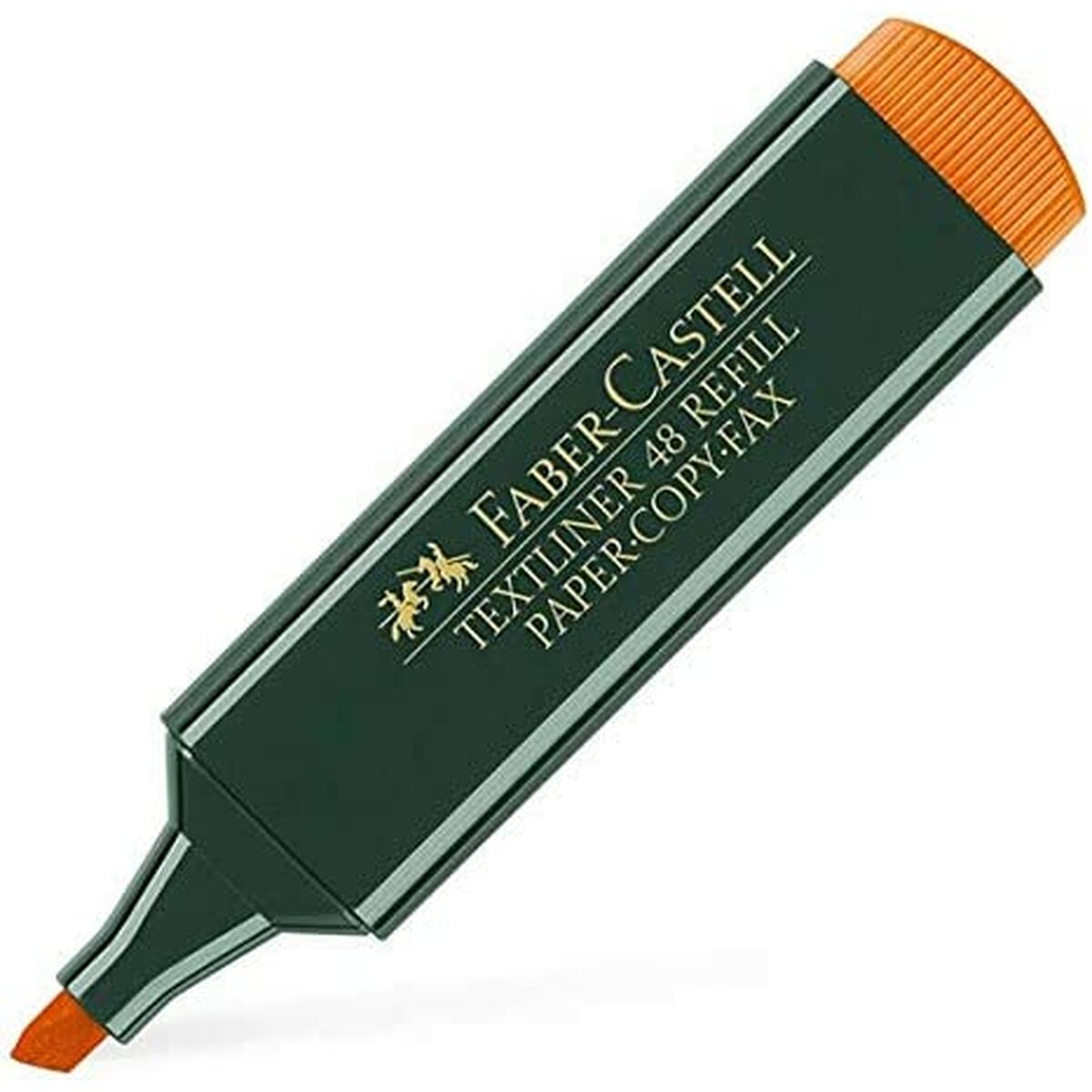 Highlighter Faber-Castell TEXTLINER 48 Orange (10 antal)-Kontor och Kontorsmaterial, Kulspetspennor, pennor och skrivverktyg-Faber-Castell-peaceofhome.se