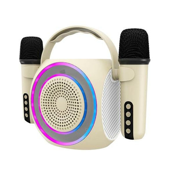 Högtalare med Karaoke Mikrofon Celly Vit-Leksaker och spel, Elektroniska leksaker-Celly-peaceofhome.se