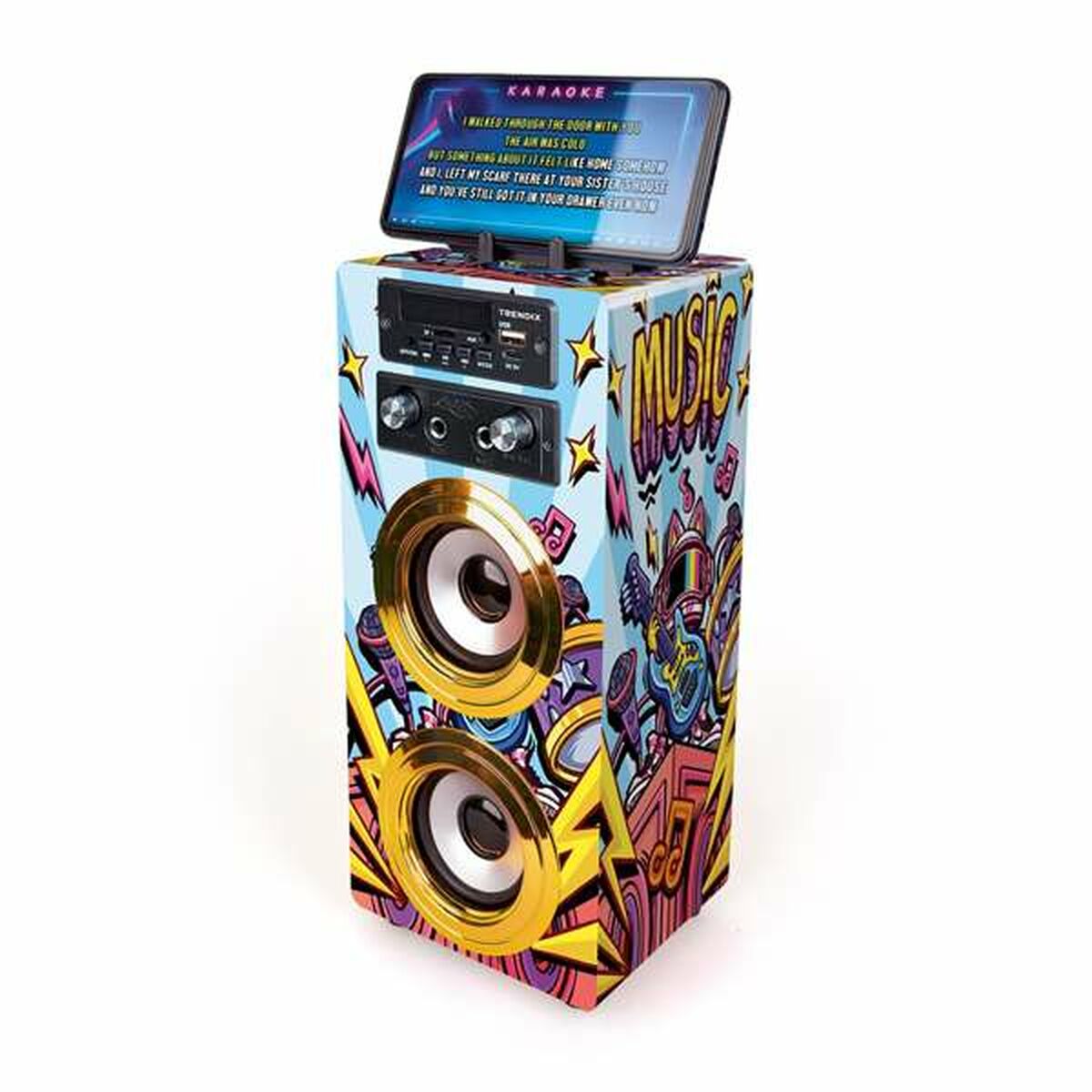 Högtalare med Karaoke Mikrofon-Leksaker och spel, Elektroniska leksaker-BigBuy Kids-peaceofhome.se