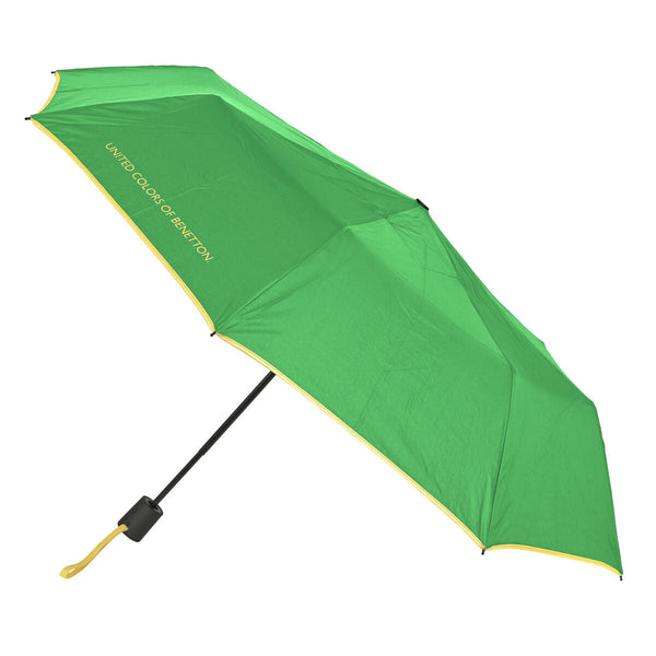 Hopfällbart paraply Benetton Grön (Ø 93 cm)-Bagage, Paraplyer-Benetton-peaceofhome.se