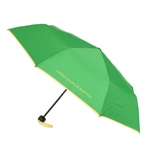 Hopfällbart paraply Benetton Grön (Ø 94 cm)-Bagage, Paraplyer-Benetton-peaceofhome.se
