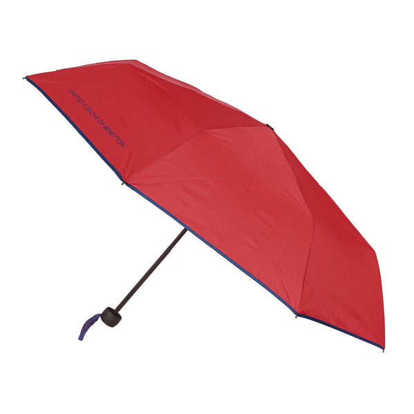 Hopfällbart paraply Benetton Röd (Ø 94 cm)-Bagage, Paraplyer-Benetton-peaceofhome.se