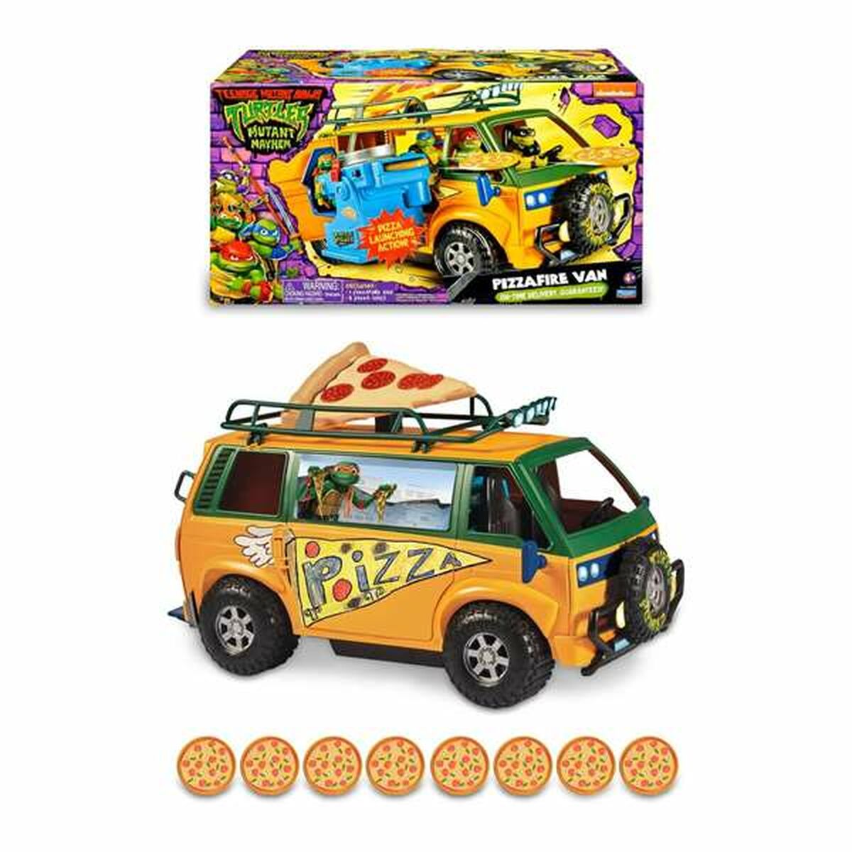 Husvagn Teenage Mutant Ninja Turtles Pizza Van-Leksaker och spel, Dockor och actionfigurer-Teenage Mutant Ninja Turtles-peaceofhome.se