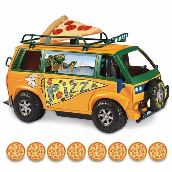 Husvagn Teenage Mutant Ninja Turtles Pizza Van-Leksaker och spel, Dockor och actionfigurer-Teenage Mutant Ninja Turtles-peaceofhome.se