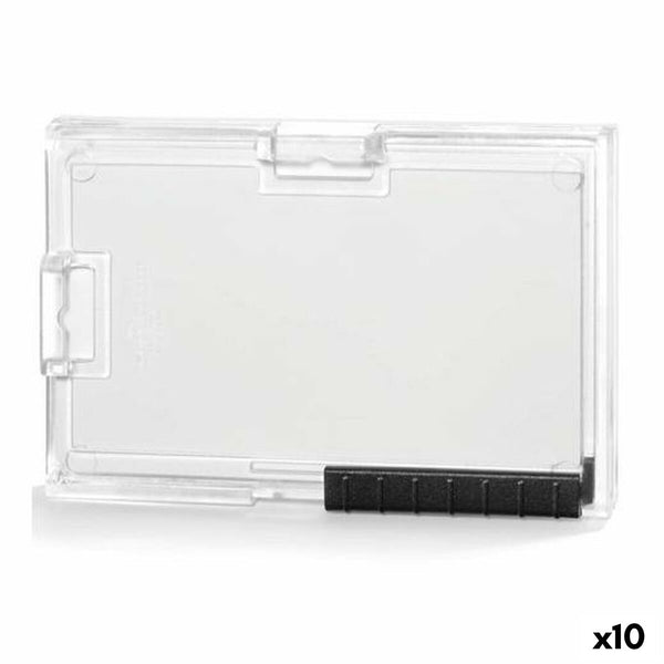 ID-kortshållare Durable PUSHBOX DUO Transparent Plast 5,4 x 8,7 cm (10 antal)-Kontor och Kontorsmaterial, Kontorsmaterial-Durable-peaceofhome.se