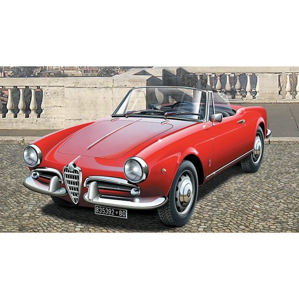 ITALERI 01:24 Alfa Romeo Giulietta Spindel 1300 3653S-byggsatser-Klevrings Sverige-peaceofhome.se