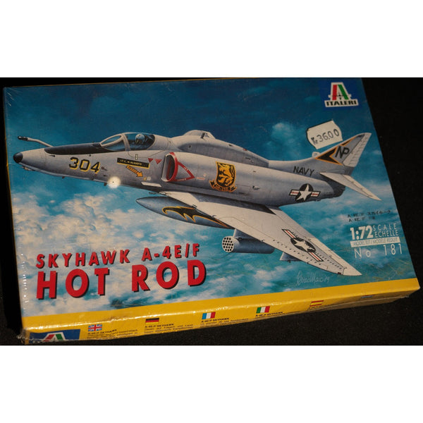 ITALERI SKYHAWK HOT ROD A-4E/F 1:72 1980 TALS MODELL-byggsatser-Klevrings Sverige-peaceofhome.se