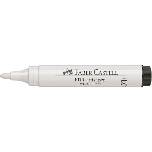 India ink pen PITT artist pen vit, 2.5 mm 167601 Faber-Castell-Konstnärsmaterial-Klevrings Sverige-peaceofhome.se