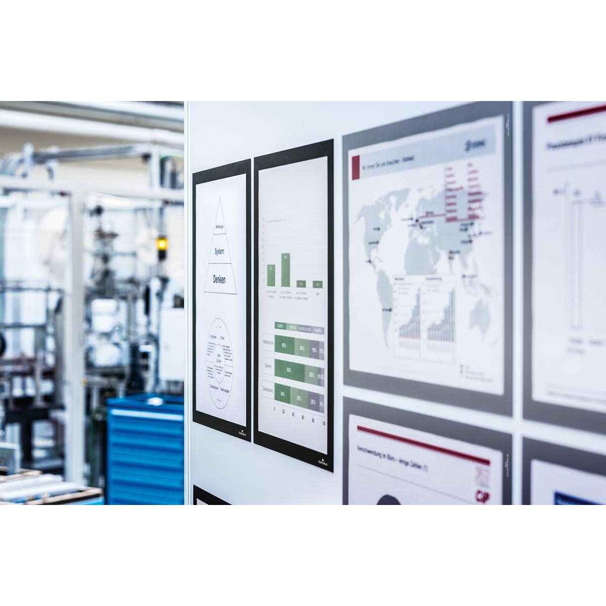 Informationsram Durable DURAFRAME MAGNETIC Svart A3 5 Delar (3 antal)-Kontor och Kontorsmaterial, Kontorsmaterial-Durable-peaceofhome.se
