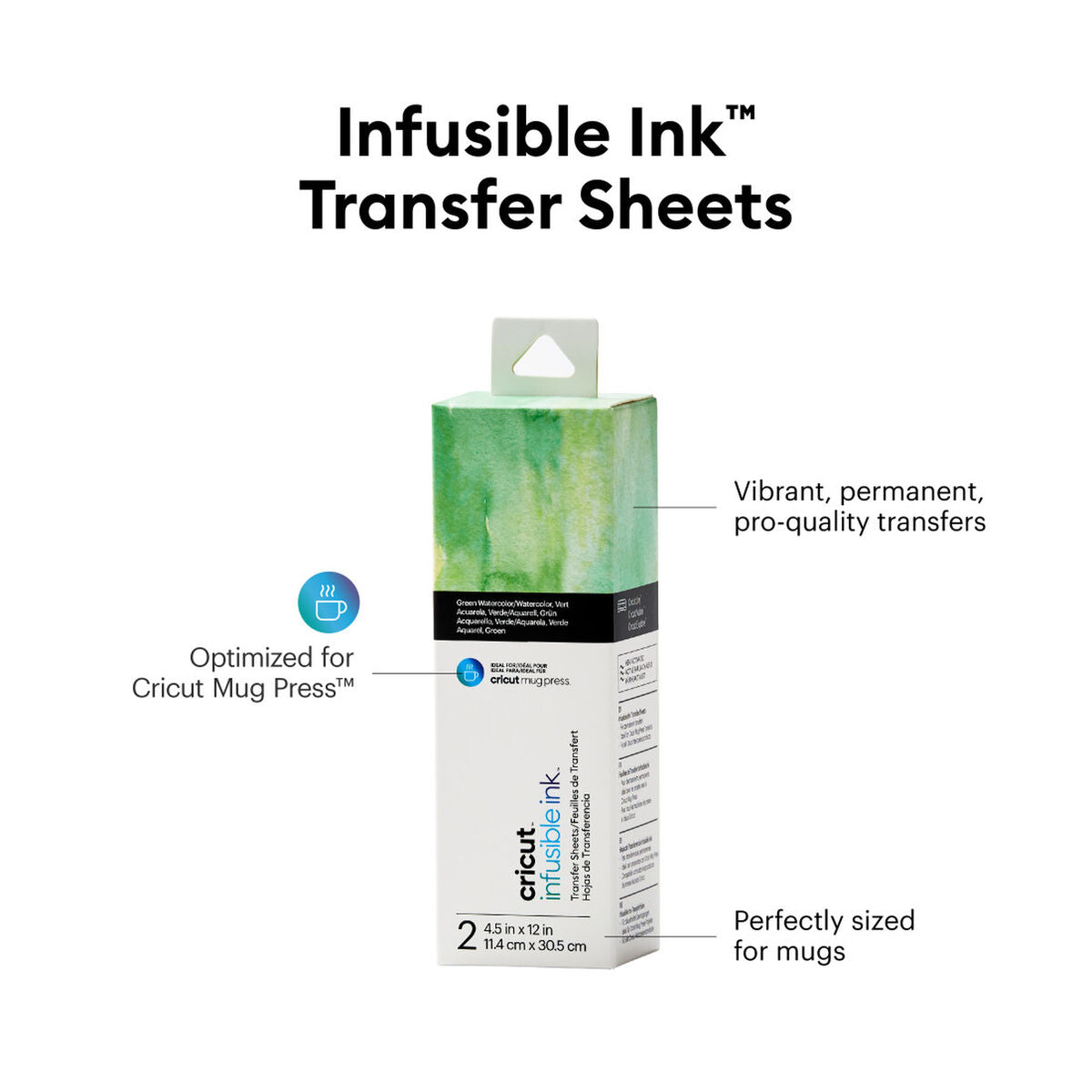 Infusible Transfer Sheets för skärplotter Cricut TRFR-Kontor och Kontorsmaterial, konst och hantverk-Cricut-peaceofhome.se