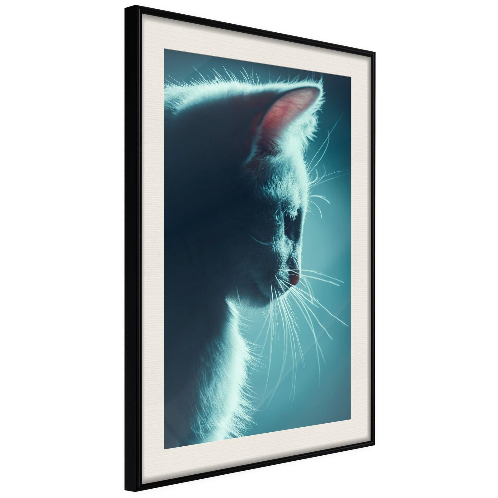 Inramad Poster / Tavla - Adorable Furball-Affisch-Artgeist-peaceofhome.se