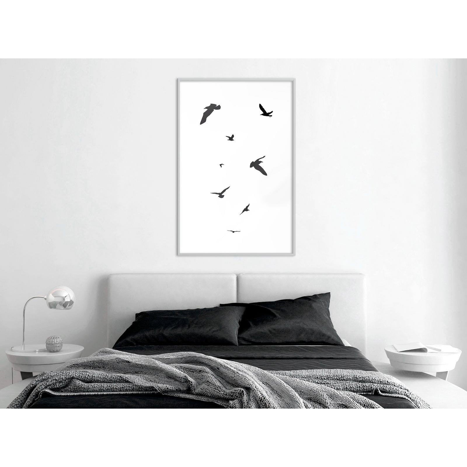 Inramad Poster / Tavla - Birds-Affisch-Artgeist-peaceofhome.se