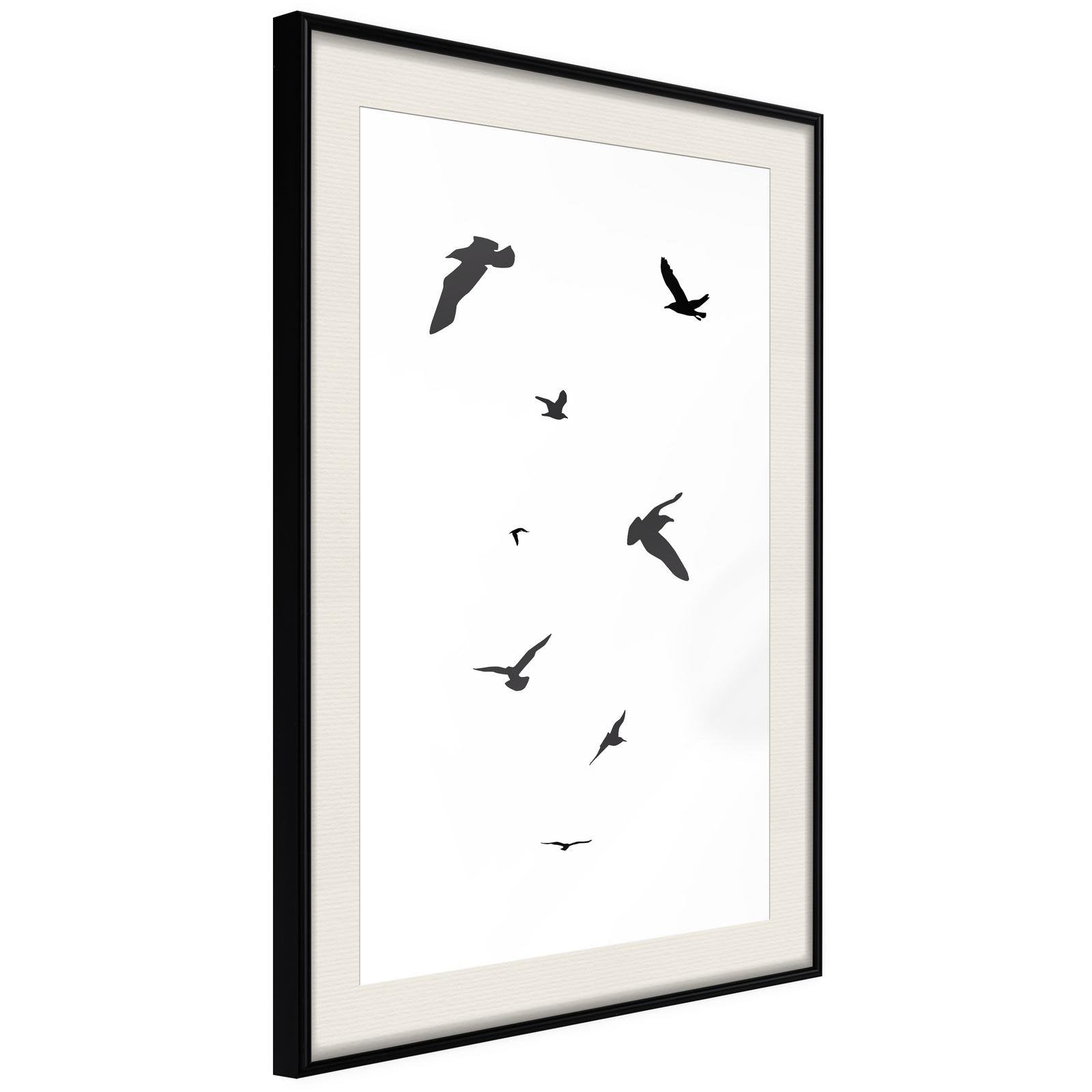 Inramad Poster / Tavla - Birds-Affisch-Artgeist-peaceofhome.se