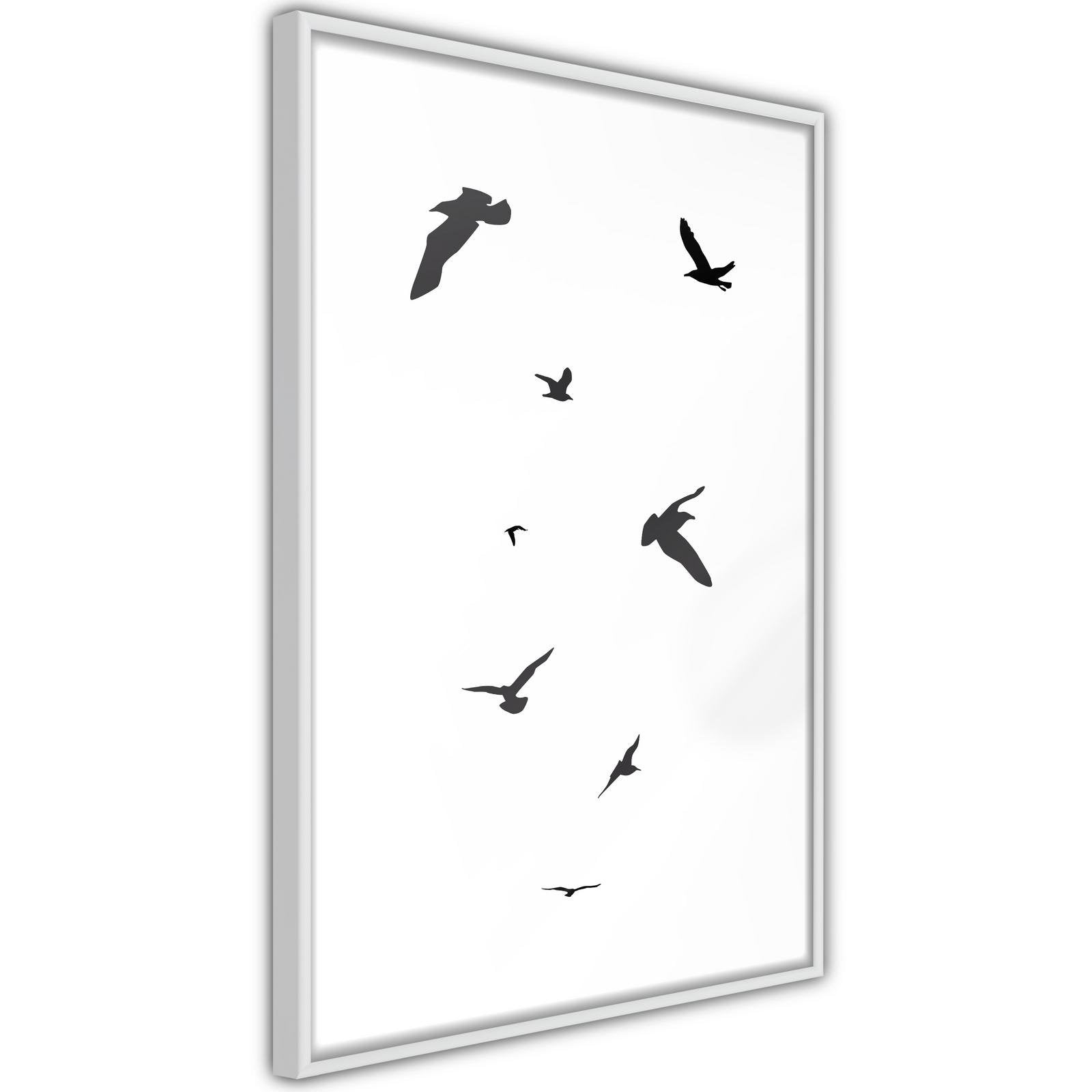 Inramad Poster / Tavla - Birds-Affisch-Artgeist-peaceofhome.se