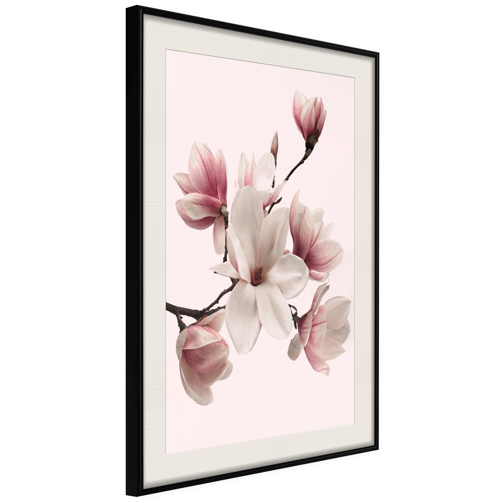 Inramad Poster / Tavla - Blooming Magnolias I-Poster Inramad-Artgeist-peaceofhome.se