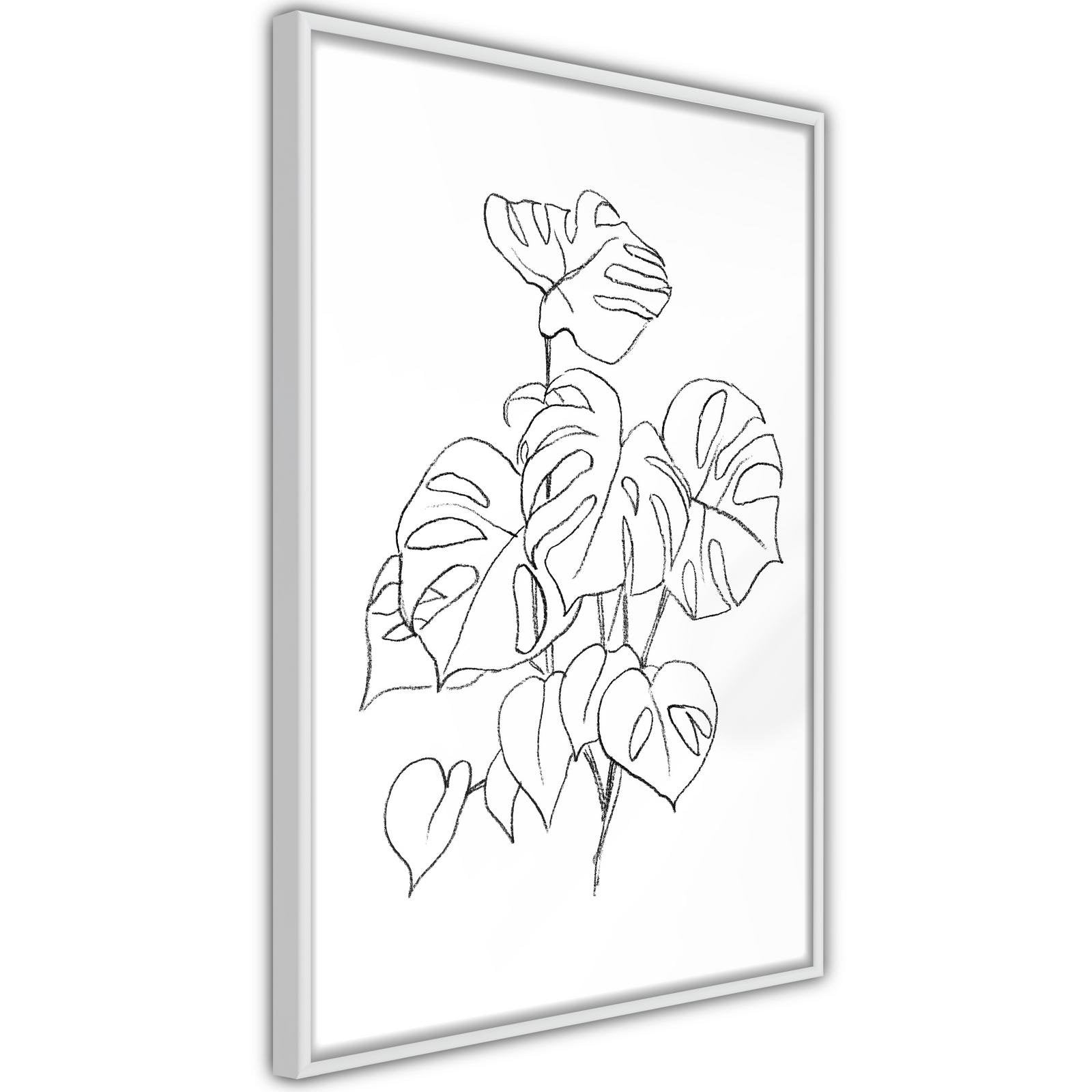 Inramad Poster / Tavla - Bouquet of Leaves-Poster Inramad-Artgeist-peaceofhome.se