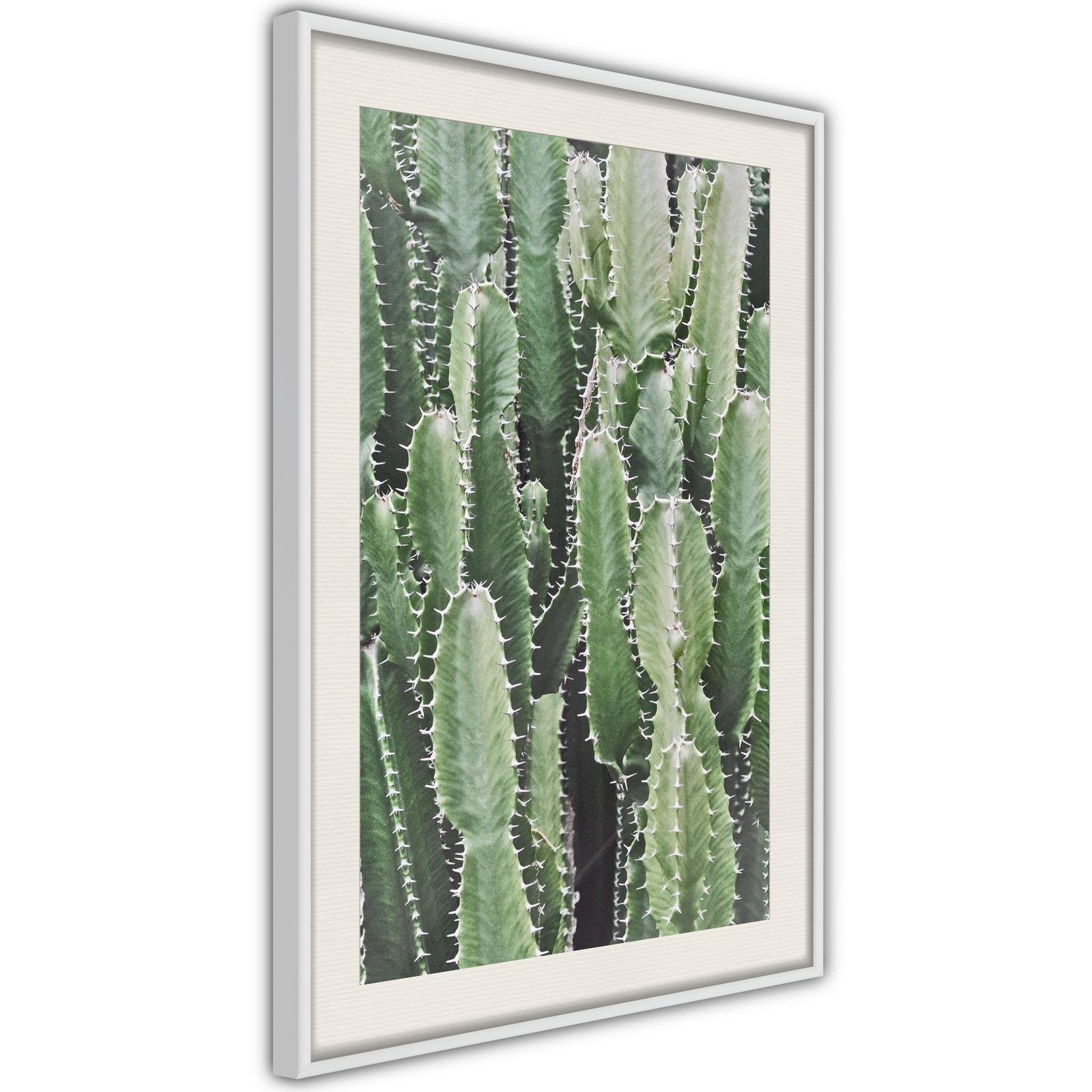 Inramad Poster / Tavla - Cactus Plantation-Poster Inramad-Artgeist-peaceofhome.se