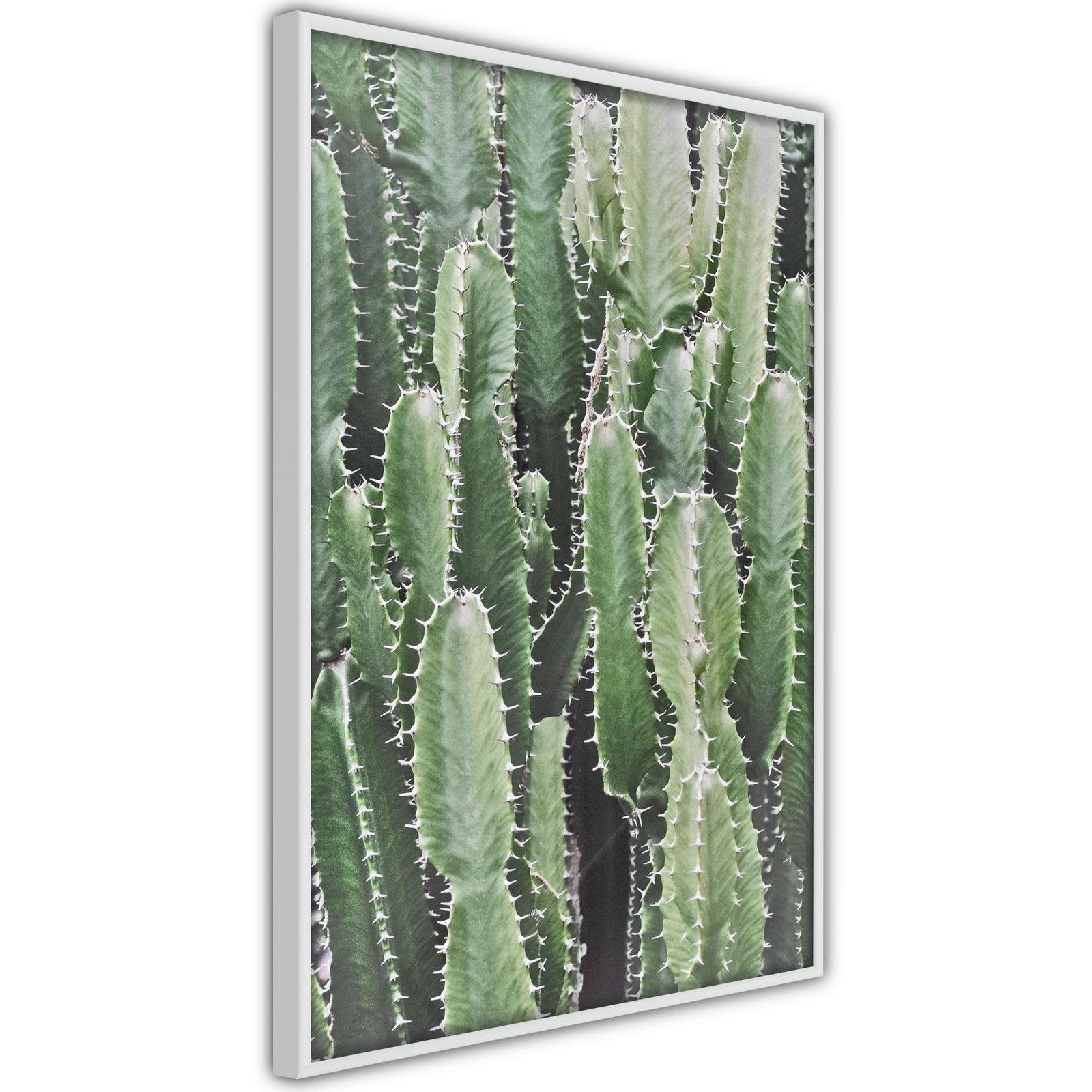Inramad Poster / Tavla - Cactus Plantation-Poster Inramad-Artgeist-peaceofhome.se