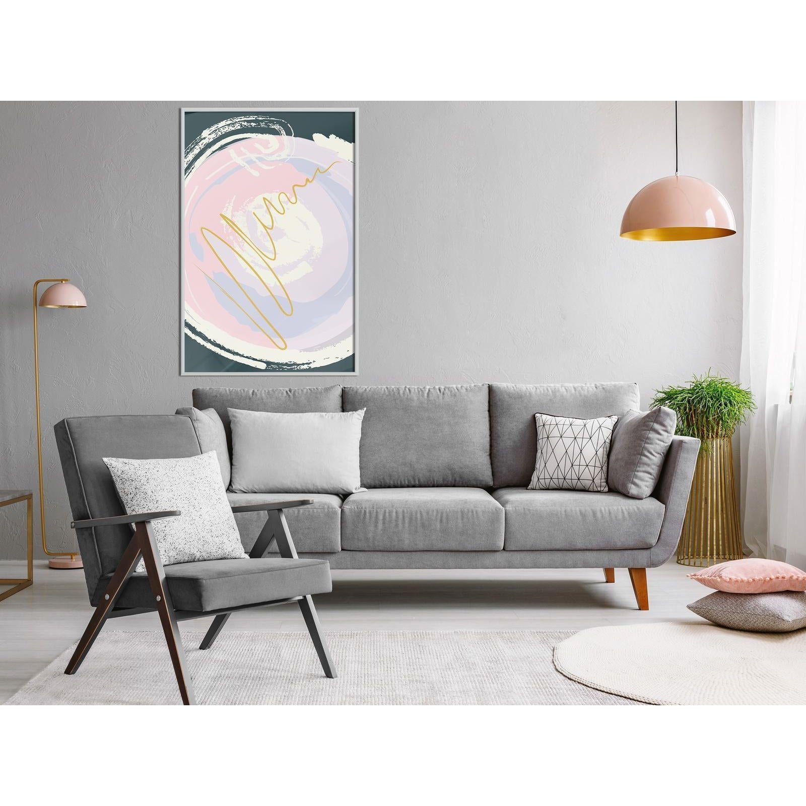 Inramad Poster / Tavla - Candy Autograph-Affisch-Artgeist-peaceofhome.se