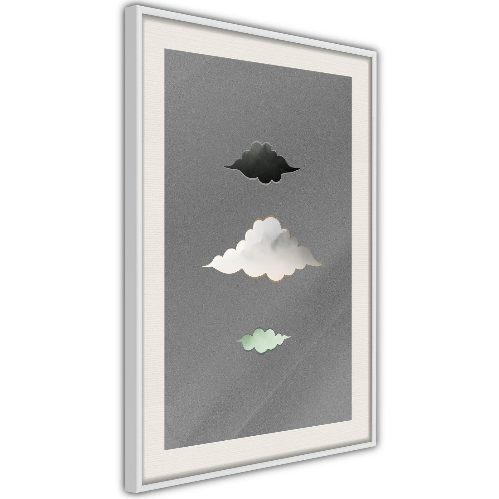 Inramad Poster / Tavla - Cloud Family-Poster Inramad-Artgeist-peaceofhome.se