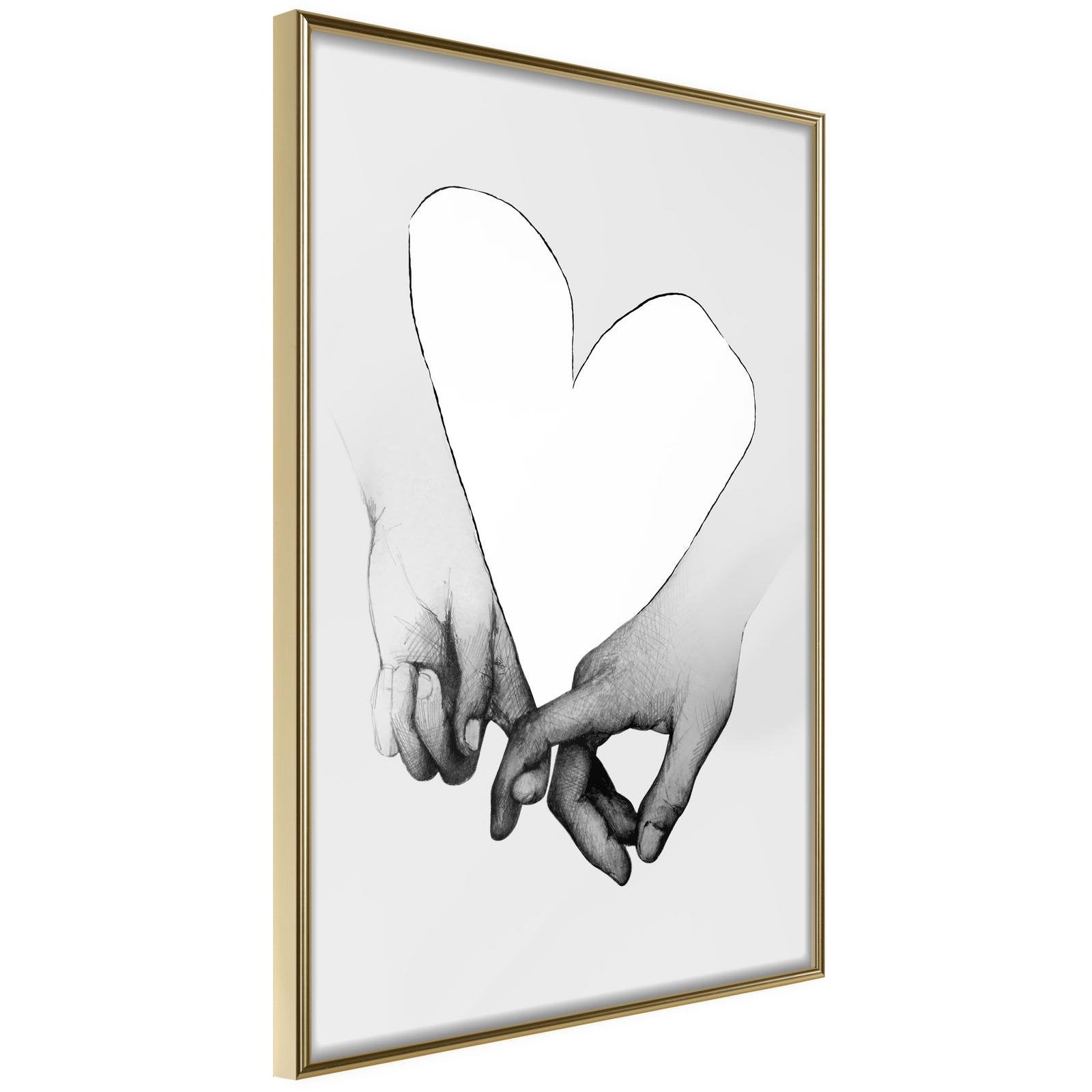 Inramad Poster / Tavla - Couple In Love-Affisch-Artgeist-peaceofhome.se