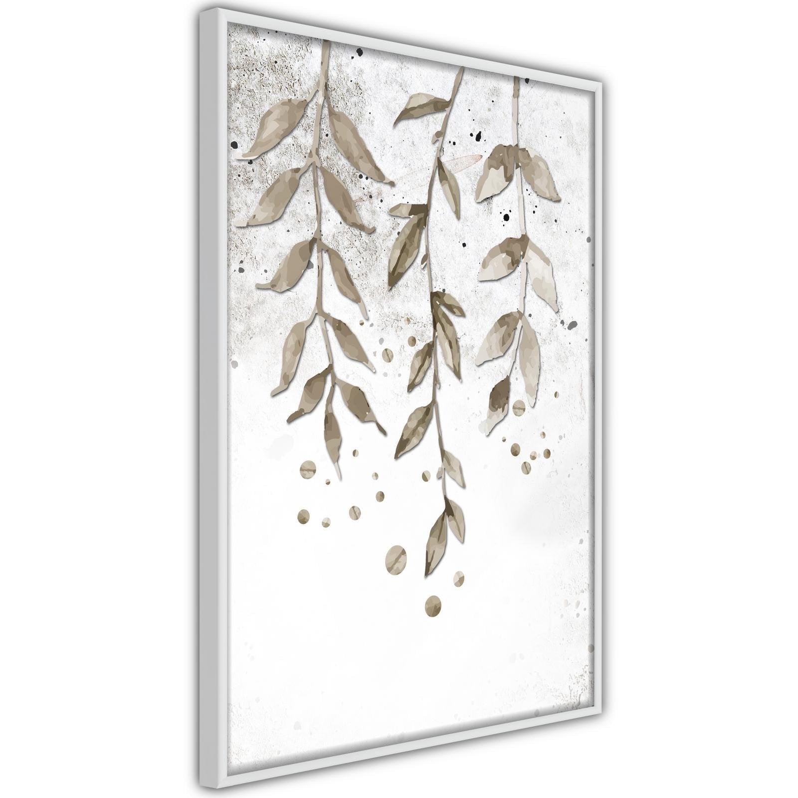 Inramad Poster / Tavla - Curtain of Leaves-Poster Inramad-Artgeist-peaceofhome.se