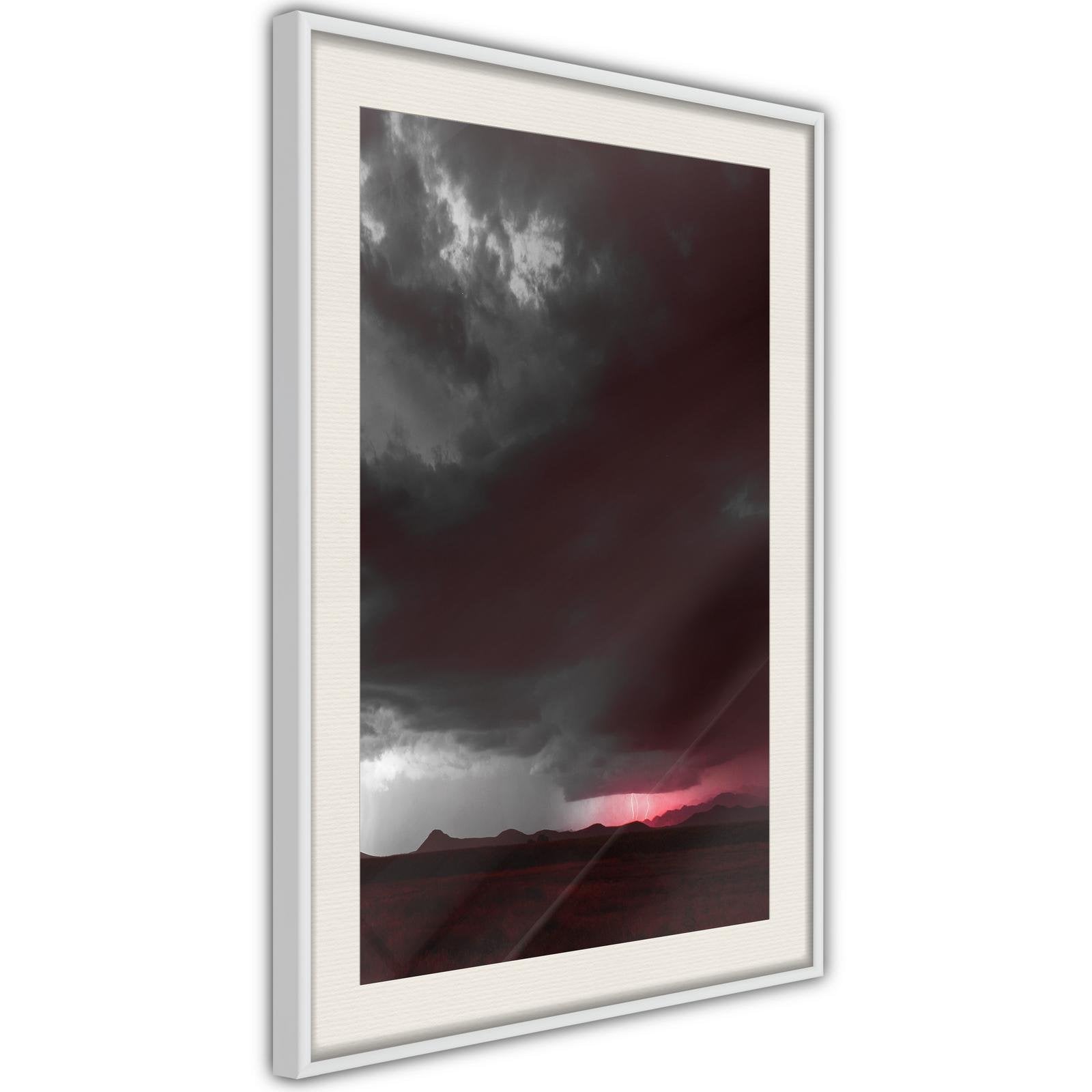 Inramad Poster / Tavla - Dark Sky-Affisch-Artgeist-peaceofhome.se