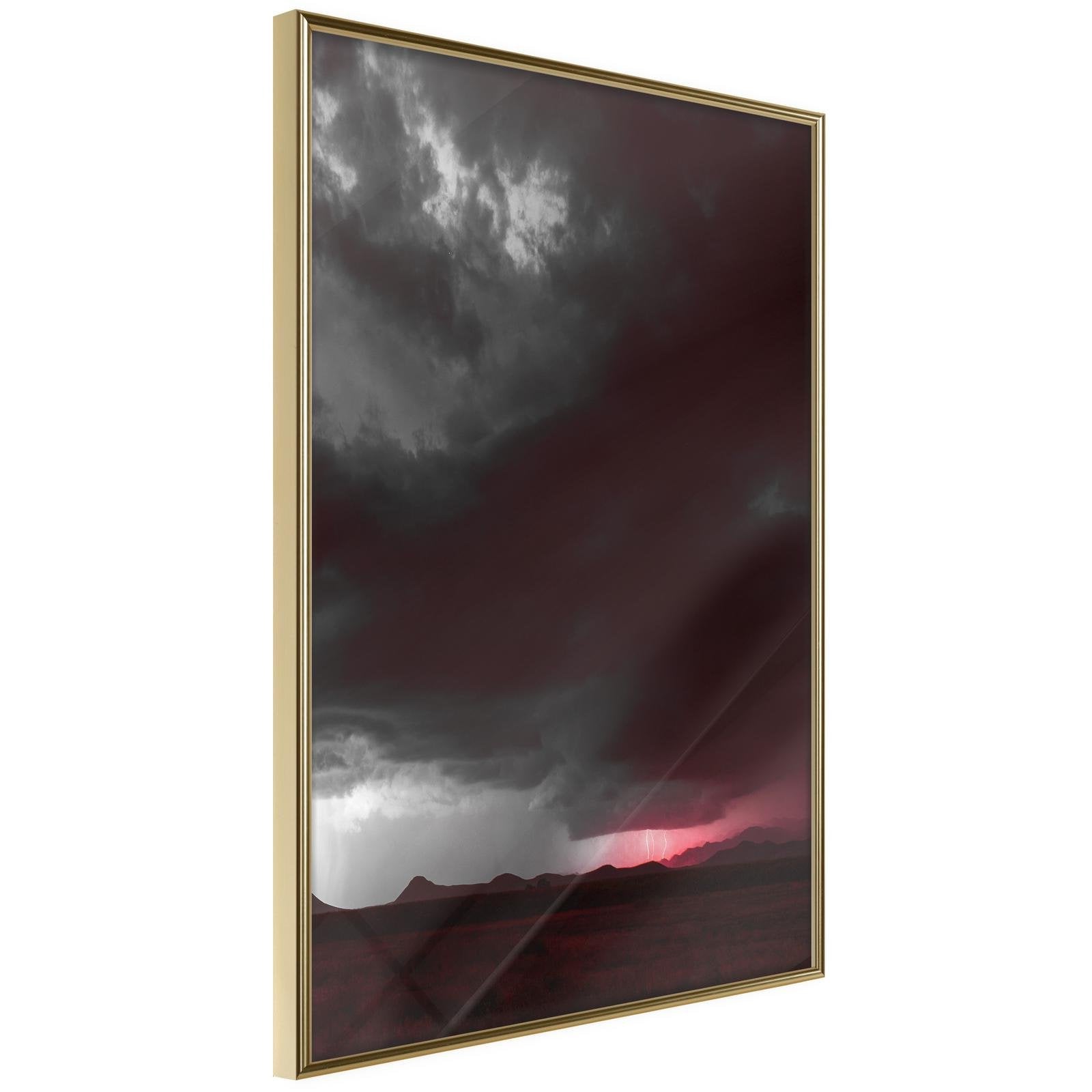 Inramad Poster / Tavla - Dark Sky-Affisch-Artgeist-peaceofhome.se