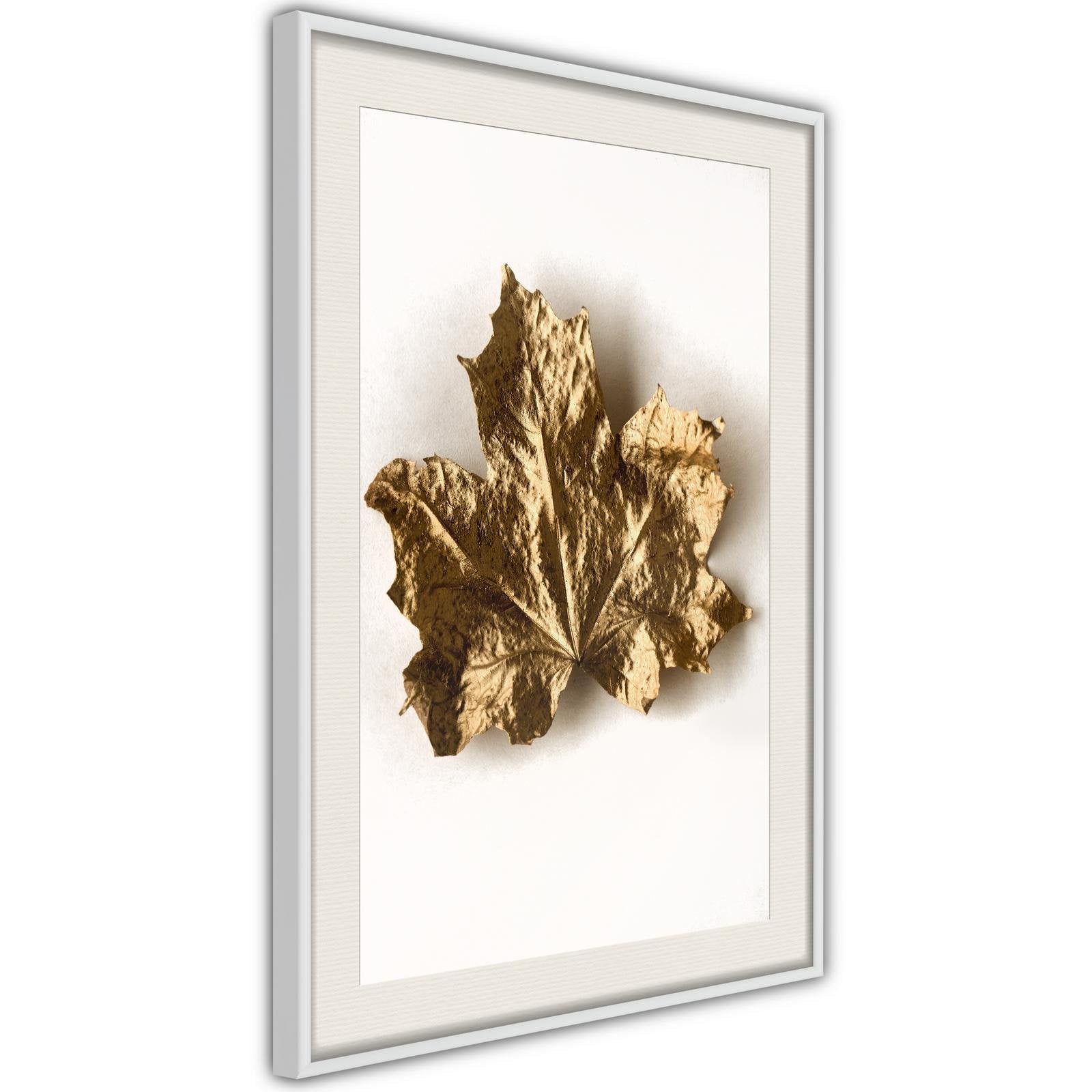 Inramad Poster / Tavla - Dried Maple Leaf-Poster Inramad-Artgeist-peaceofhome.se