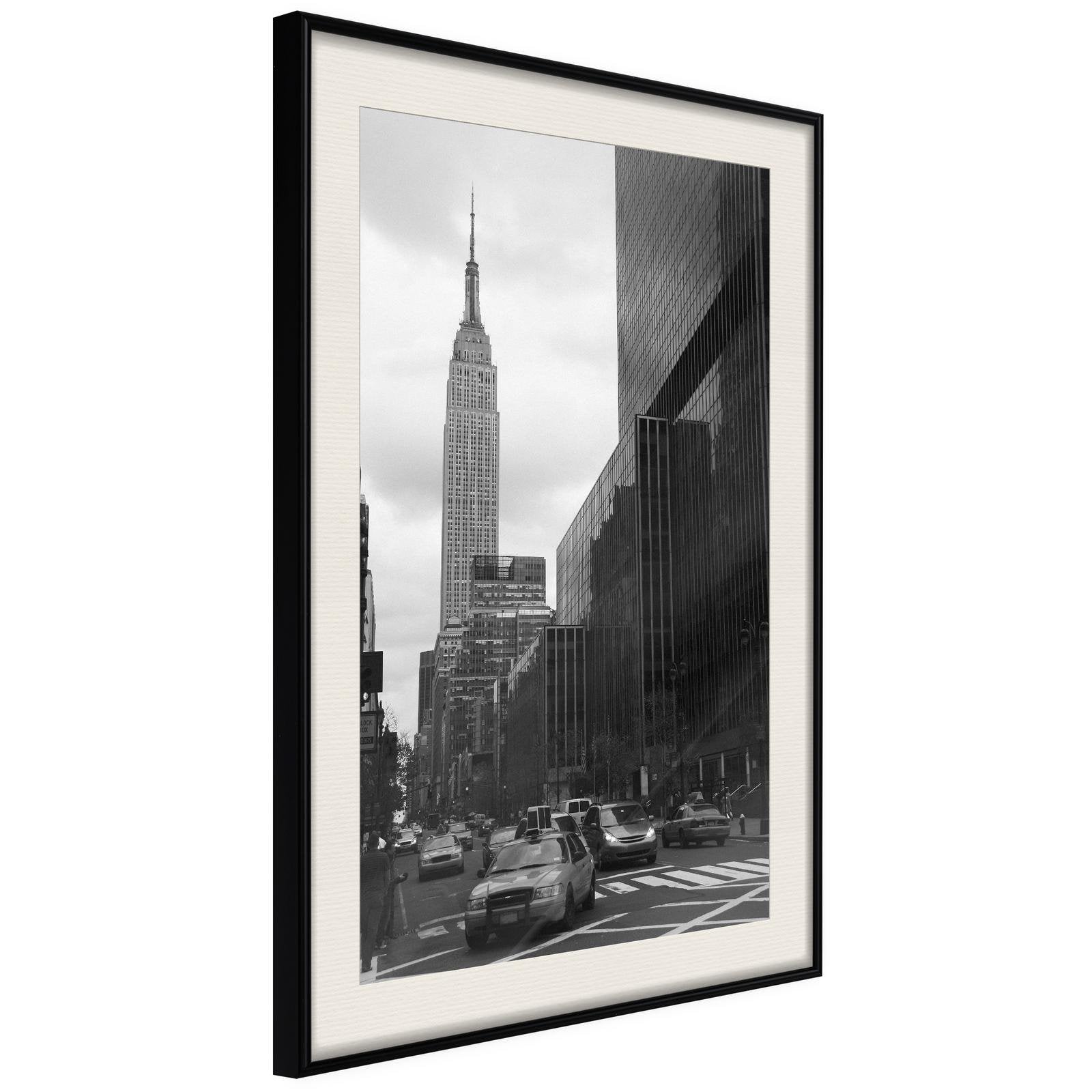 Inramad Poster / Tavla - Empire State Building-Poster Inramad-Artgeist-peaceofhome.se