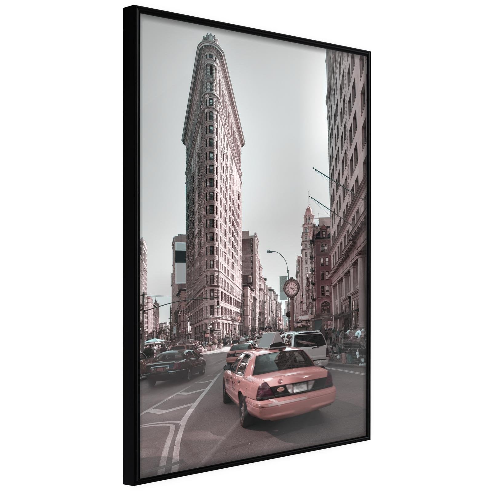 Inramad Poster / Tavla - Flatiron Building-Poster Inramad-Artgeist-peaceofhome.se