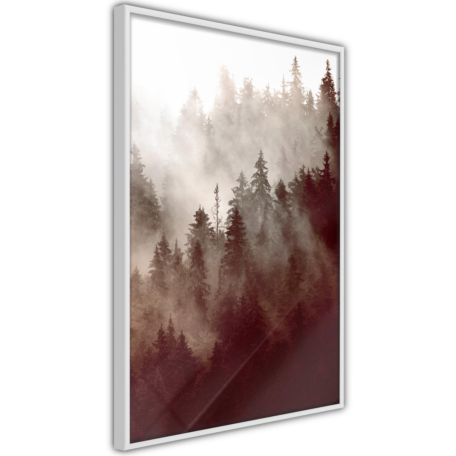 Inramad Poster / Tavla - Forest Fog-Affisch-Artgeist-peaceofhome.se