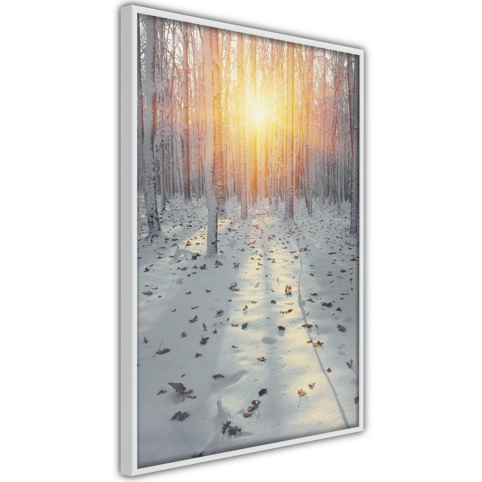 Inramad Poster / Tavla - Frosty Sunset-Affisch-Artgeist-peaceofhome.se