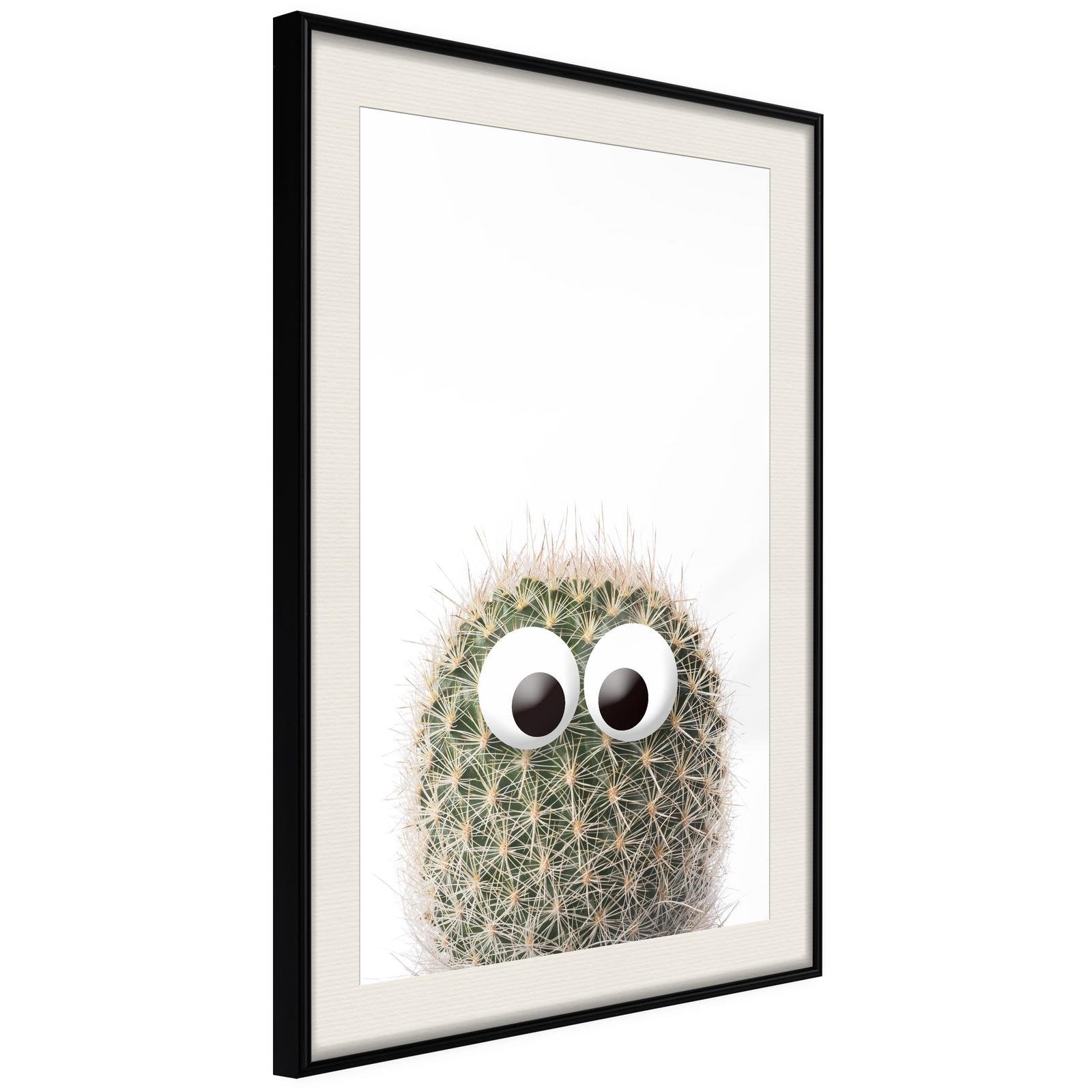 Inramad Poster / Tavla - Funny Cactus II-Poster Inramad-Artgeist-peaceofhome.se