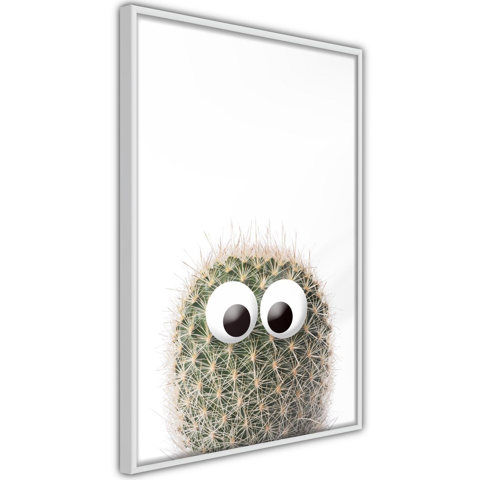 Inramad Poster / Tavla - Funny Cactus II-Poster Inramad-Artgeist-peaceofhome.se